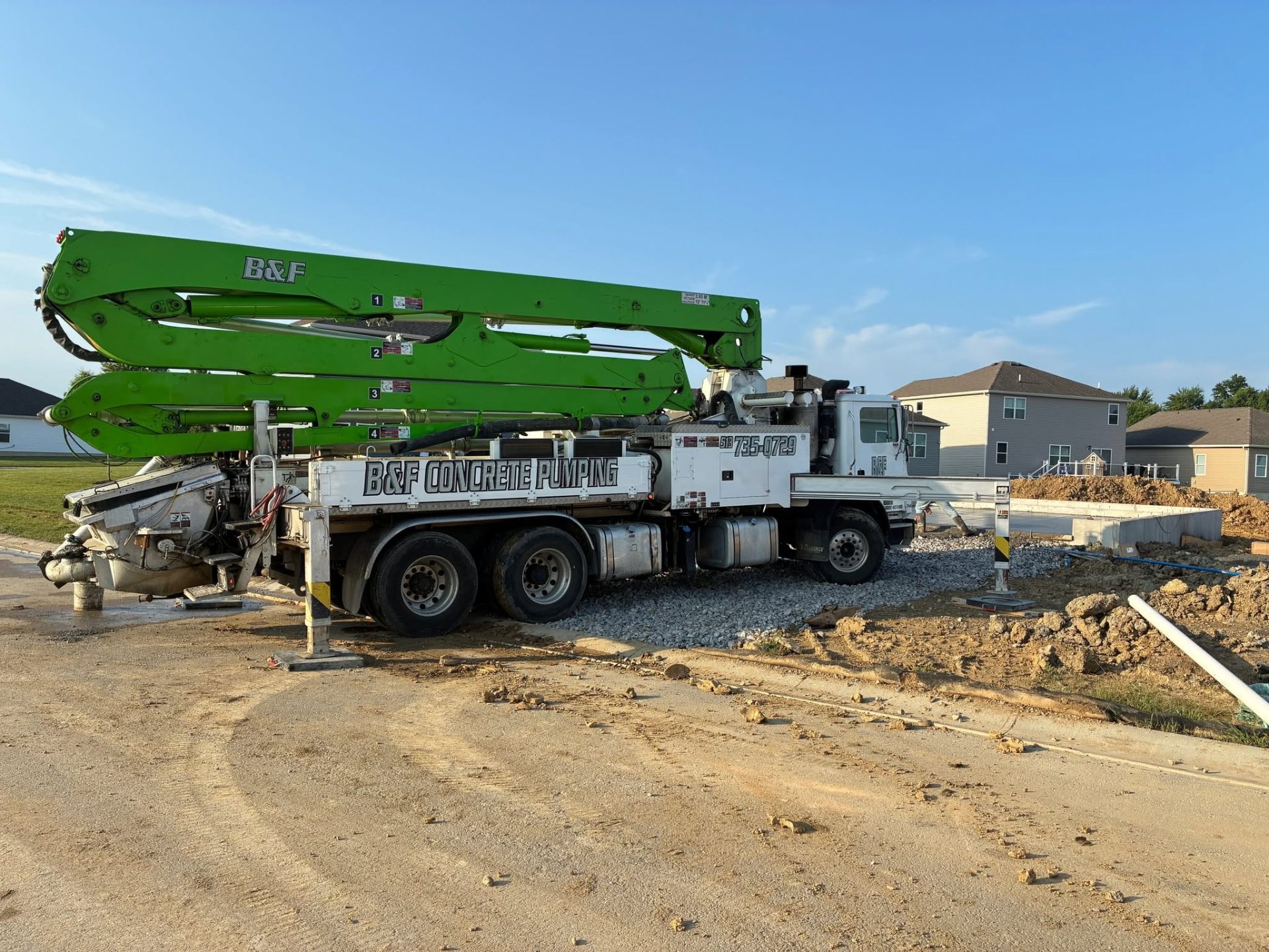 Kelley Ready Mix ready-mix concrete jobsite in Greater Cincinnati